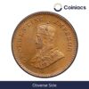 UNC 1/12 Anna George V King Emperor (1912-36) Bronze Coin, British India Uniform Coinage, UNC. - Image 2
