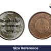 UNC 1/2 Pice George VI King Emperor (1939-40) Bronze Coin, British India Uniform Coinage, UNC. - Image 4