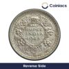 Half Rupee George VI King  Emperor (1940-45) Silver Coin, British India Uniform Coinage, Collectible. - Image 3