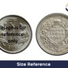 Half Rupee George VI King  Emperor (1940-45) Silver Coin, British India Uniform Coinage, Collectible. - Image 4