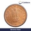 One Pice (Horse Pice) Anna Series(1950-55) Bronze Coin, Republic India Anna Series, UNC. - Image 3