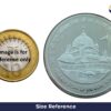 350 Rupees 350th Birth Anniversary of Shri Guru Gobind Singh Ji, 2016 Commemorative Silver Coin, Republic India Decimal Series, Gem UNC Grade - Image 4