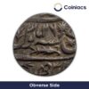 One Rupee Shah Alam II RY 26 (1221 AH 1806 CE) Banaras mint Silver Old Coin, Princely State of Awadh, Collectible - Image 2