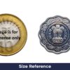 10 Paise 1973 Proof issue Aluminium Definitive Coin, Republic India Decimal Series - Image 4