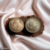 SET of 5 Rupees Commemorative Coins Indra Gandhi & Jawaharlal Nehru Cupro-nickel 2 Coins SET, Republic Indian Decimal Series, UNC. - Image 2