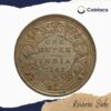 One Rupee Victoria Queen Crowned 1862 CE '5' Dots Variety Silver coin, British India Uniform Coinage, Collectible - Image 3