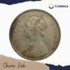 One Rupee Victoria Queen Crowned 1862 CE '6' Dots Variety Silver coin, British India Uniform Coinage, Collectible - Image 2