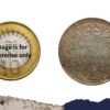 One Rupee Victoria Queen Crowned 1862 CE '6' Dots Variety Silver coin, British India Uniform Coinage, Collectible - Image 4