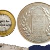 20 Rupees Grow More Food 1973 Silver Commemorative Coin, Republic India Decimal Series, UNC - Image 4