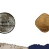 Half Anna George VI 1943 Nickel-Brass Coin, British India Uniform Coinage, UNC - Image 4