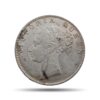 One Rupee Victoria Queen Continuous Legend 1840 CE Silver coin, British India Uniform Coinage, AUNC