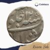 One Rupee Shah Alam II RY 12 118X AH 4/3 Dots Murshidabad Mint Silver Coin, Bengal Presidency, Collectible - Image 3