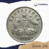 3 Pence George V (1911-36) Silver Foreign Coin, Australia, Collectible. - Image 3