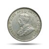 10 Cents George V (1926-27) Royal Mint Silver Foreign Coin, Straits Settlements (Part of Present day Malaysia), Collectible.