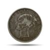 Half Rupee Victoria Queen Continuous Legend 1840 CE Silver coin, British India Uniform Coinage, Collectible