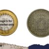Uma Rupia (1 Rupia) Luiz I 1881 CE Silver coin, Portuguese India (India Portugueza), Collectible - Image 4