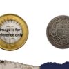 1 Mohar Prithvi Bir Bikram (1803-1833 Saka Era 1881-1911 CE) Silver coin, Nepal, Collectible - Image 4