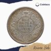 One Rupee George V King Emperor 1918 CE Silver Old Coin, British India Uniform Coinage, Collectible - Image 3