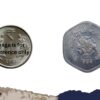 20 Paise World Food Day 1982 Aluminium Commemorative Old Coin, Republic India Decimal Series, UNC - Image 4