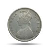 Half Rupee Victoria Queen Crowned 1862 CE Calcutta Mint (Obv: A Rev: I) Silver old coin, British India Uniform Coinage, Collectible