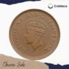 1/12 Anna George VI 1939 Mature Head (Head 2) Bombay Mint Bronze old coin, British India Uniform Coinage, XF - Image 2