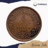 1/12 Anna Victoria Queen Crowned 1862 Copper Historic Coin, British India Uniform Coinage, Collectible - Image 3