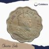 Scarce 1 Anna Edward VII King & Emperor 1907 Bombay Mint 'S' incuse in Crown Copper-Nickel Coin, British India Uniform Coinage, Collectible - Image 2