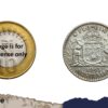1 Florin George VI 1943 Melbourne Royal Mint Silver Coin, Australia, Collectible - Image 4