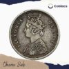 Two Annas Victoria Queen 1862 Silver Coin, British India Uniform Coinage, Collectable - Image 2