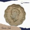 One Anna George VI King Emperor Key Date 1938 Cupro-Nickel Coin, British India Uniform Coinage, Collectable - Image 2