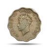 One Anna George VI King Emperor Key Date 1938 Cupro-Nickel Coin, British India Uniform Coinage, Collectable