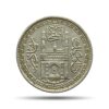 8 Annas Mir Usman Ali Khan RY 37 1366 AH (1946-47 CE) Nickel Old Coin, Princely State of Hyderabad, Collectible.