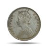 One Rupee Victoria Empress 1879 Bombay Mint Silver Coin, British India Uniform Coinage, Collectable