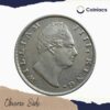Rare One Rupee William IIII 1835 'F' Incuse Calcutta Mint Silver Coin, British India Uniform Coinage, XF - Image 2
