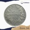 Rare One Rupee William IIII 1835 'F' Incuse Calcutta Mint Silver Coin, British India Uniform Coinage, XF - Image 3