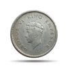 Scarce Half Rupee George VI King Emperor 1938 (Key Date) Bombay Mint Silver Coin, British India Uniform Coinage, Collectible