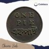 One Pie (Ek Pie) (1831-1835 CE) Calcutta Mint Copper Coin, Bengal Presidency, Collectible - Image 2