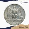 5 Lire Vittorio Emanuele III 1927 CE 'R' (Rome)  Mint Silver Coin, Italy, UNC - Image 3