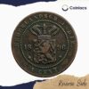 1 Cent Wilhelmina 1896 Royal Dutch Mint Copper Coin, Netherlands East Indies (Indonesia), Collectible - Image 3