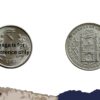 8 Annas Mir Usman Ali Khan RY 37 1366 AH (1946-47 CE) Nickel Old Coin, Princely State of Hyderabad, UNC. - Image 4