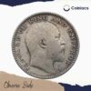 Half Rupee Edward VII King And Emperor 1910 CE Calcutta Mint Silver Coin, British India Uniform Coinage, Collectible - Image 2