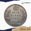 Half Rupee Edward VII King And Emperor 1910 CE Calcutta Mint Silver Coin, British India Uniform Coinage, Collectible - Image 3