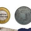 Uma Rupia (1 Rupia) Luiz I 1882 CE Silver coin, Portuguese India (India Portugueza), XF - Image 4