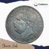 Uma Rupia (1 Rupia) Luiz I 1882 CE Silver coin, Portuguese India (India Portugueza), XF - Image 2