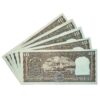 NOTAPHILY Rare Authentic Vintage Set of UNC 10 Rupees Black Boat (5 Pieces SET), UNC. - Image 3