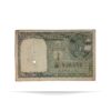 NOTAPHILY Scarce 1 Rupee 2nd Issue (1950-55) Governor K. G. Ambegaokar Plain Inset, C-50 Prefix, Republic India Bank Note, (A2) Collectible. - Image 2