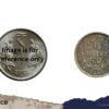 Scarce 1/4 Rupee Victoria Queen Divided Legend 1840 CE (Sheriff ) 10 Berries (6L +4R ) Silver coin, British India Uniform Coinage, Collectible. - Image 4