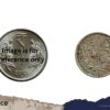 Scarce 1/4 Rupee Victoria Queen Divided Legend 1840 CE (Sheriff ) 10 Berries (6L +4R ) Silver coin, British India Uniform Coinage, Collectible. - Image 4