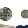 Rare Two Annas Victoria Empress 1881 (Key Date) Calcutta Mint ('C' Incused) Silver Coin, British India Uniform Coinage, Collectible. - Image 4