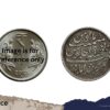 Half Rupee Shah Alam II RY 19 (1831-35 CE) Murshidabad Mint Silver coin, Bengal Presidency, Collectible - Image 4